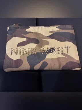 Nine west Camouflage Studded Zip Pouch